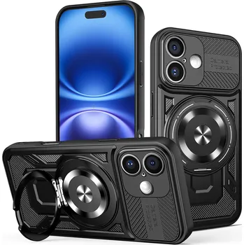 Pouzdro na mobilní telefon Techsuit - RuggedCam - iPhone 16 - černá