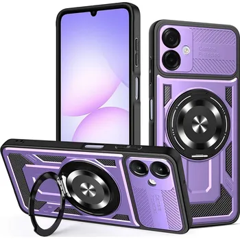 Pouzdro na mobilní telefon Techsuit - RuggedCam - Samsung Galaxy A07 4G - fialová