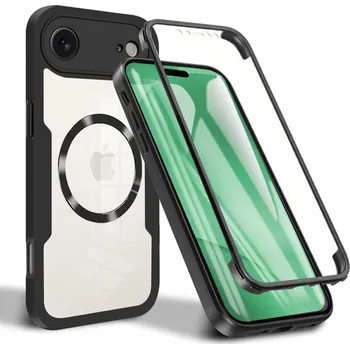 Pouzdro na mobilní telefon Techsuit - ColorVerse 360 MagSafe Series + ochrana displeje - iPhone 17 Air - černá
