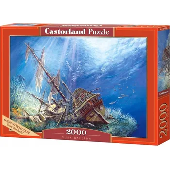 Puzzle Castorland Puzzle 2000 dílků Potopená galeona Puzzle 2000 dílků