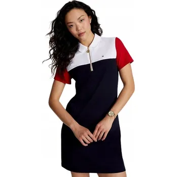 Dámské šaty Pletené šaty Tommy Hilfiger nad kolena velikost XL