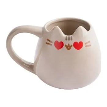 Keramický 3D hrnek Pusheen: Zamilovaná kočka (objem 380 ml)