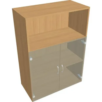 Policová skříň Skříň dveře sklo D 3 80 05 - BUK