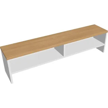 Psací stůl Nadstavba stolová-NA 1200 - DUB , BÍLÁ