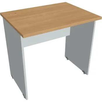 Psací stůl Pracovní stůl úzký GE 800 - DUB , ŠEDÁ
