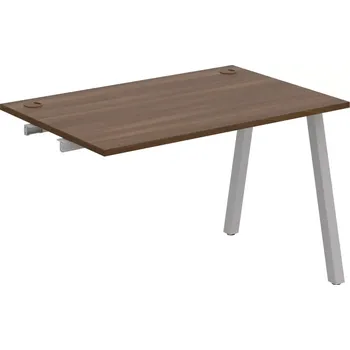 Psací stůl Stůl pracovní k řetězení úzký UE A 1200 R - OŘECH , ŠEDÁ