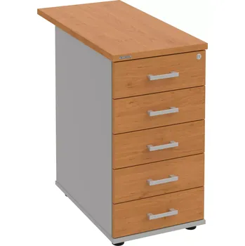 Zásuvkový kontejner Kancelářský kontejner K 35 C P 80 - OLŠE , ŠEDÁ