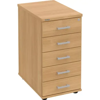 Zásuvkový kontejner Kancelářský kontejner K 35 C N - DUB , DUB