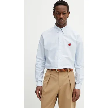 Pánská košile Bavlněná košile Kenzo FG55CH4109LO modrá 50X, vel. 41