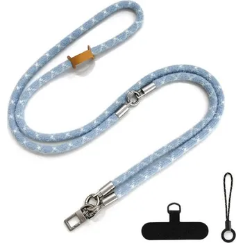 Pouzdro na mobilní telefon UNI ALIGATOR MACHRŠŇŮRA 3v1 pro mobilní telefon, modro bílá