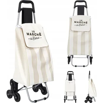 Nákupní taška HowHomely taška na nákupní vozík plast s popruhy