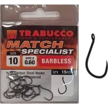 Rybářský háček Háčky Trabucco Match Specialist 15ks|vel.12
