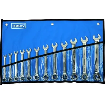 Klíč Sada očkoplochých ráčnových klíčů - NAREX 12-dílná /8-19/ (vinylové pozdro)