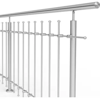 Nerezové zábradlí model TRINITY (délka:10000mm x výška:1000mm)