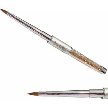 Štětec č.2 kočičí jazýček - hnědé kamínky