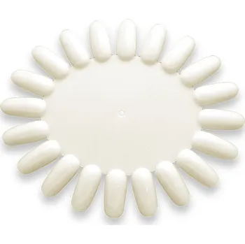 Umělé nehty Vzorník mléčný - Oválný