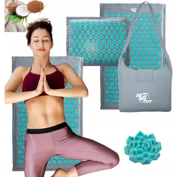 Akupresurní podložka Be4Fit akupresurní podložka 68 x 42 cm béžová