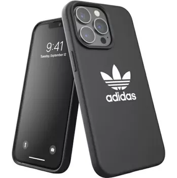 Originální pouzdro Adidas Silicone iPhone 13 Pro / 13 6,1" , černá/black 47122