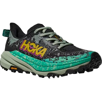 Dámská běžecká obuv Hoka One One Speedgoat 6 W black / aloe vera 38 2/3