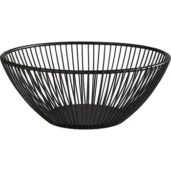 Odpadkový koš APS Kulatý koš 200x80 mm | APS, Svart