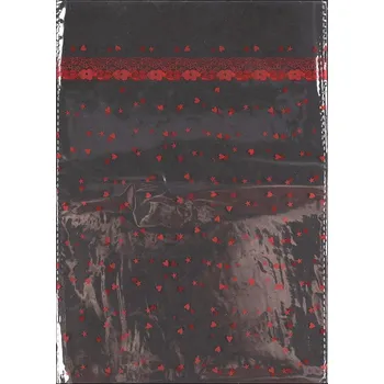 Celofánový průhledný sáček srdíčka 18x25 cm Varianta: 3 červená, Balení: 100 ks