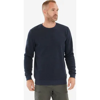 Pánský svetr QUECHUA Pánský turistický svetr NH 150 L MODRÁ