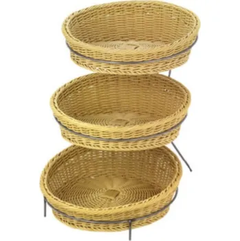 Odpadkový koš TOMGAST Stojan 3patrový pro koše, asymetrické