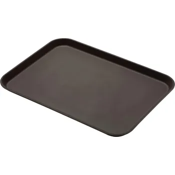 Cambro Protiskluzový obdélníkový podnos 650x450 mm, hnědý | CAMBRO, Camtread