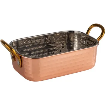 Pánev APS Servírovací pánev, kladívkový povrch, 145x95 mm, měď | APS, Mumbai