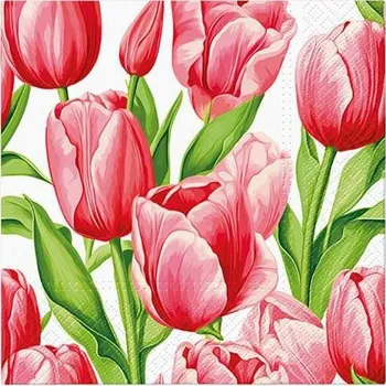 Papírový ubrousek Ubrousky PAW Dekor L (20ks) Tulip Time