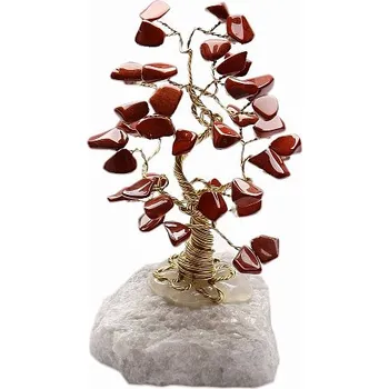 Stromeček štěstí jaspis červený výška cca 6 cm