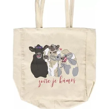 Nákupní taška ALBI Plátěná taška - Zvíře je kámoš