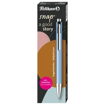 Pelikan - Pero kuličkové K10 modré Snap Metalic