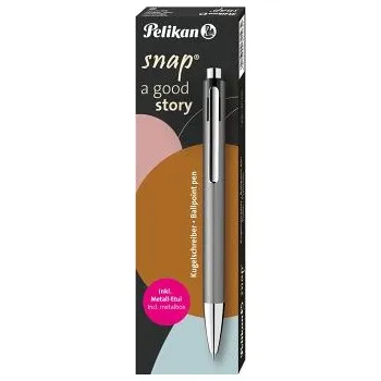Pelikan - Pero kuličkové K10 platinové Snap Metalic