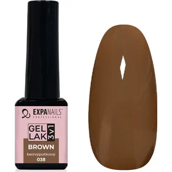 Přípravek na nehty UV/LED Gel lak 3v1 - Brown 5 ml