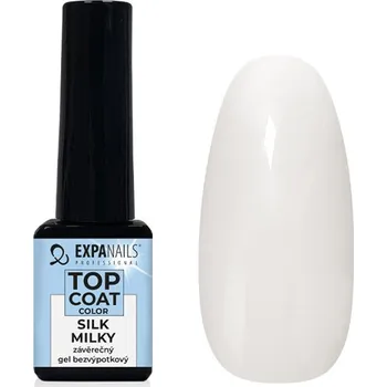 Lak na nehty EXPA-nails UV/LED gel Top coat color - Silk Milky Objem: 5 ml