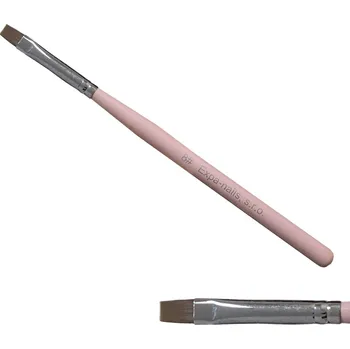 Štětec č.8 - plochý, rovný - růžový