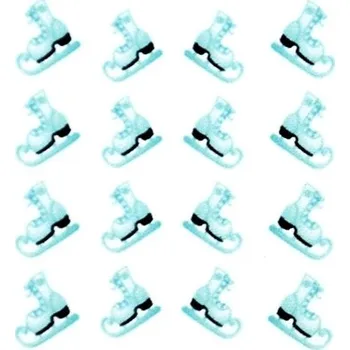 Vodoobtisky - Vánoční brusle