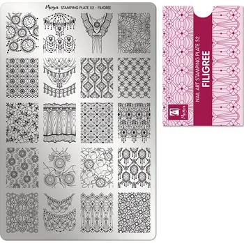 Moyra Stamping - Deska na razítka č.52 Filigree