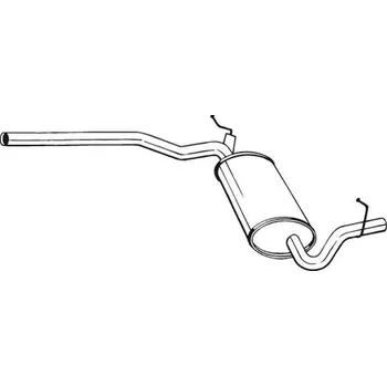 Tlumič výfuku Střední tlumič výfuku BOSAL 282-363