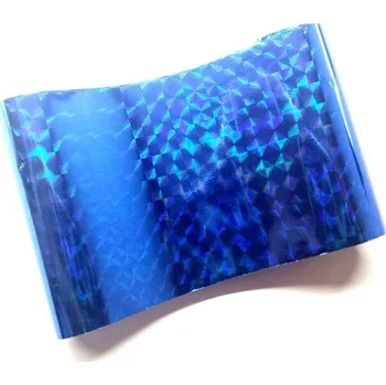 Přípravek na nehty Fólie - Modrá holograf - 100x6cm