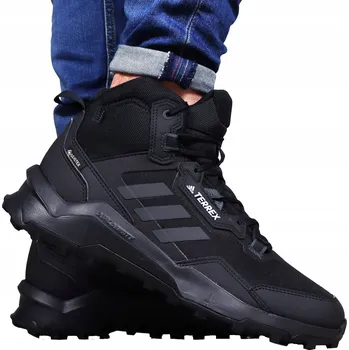 Pánská treková obuv Adidas Terrex VODĚODOLNÉ ZIMNÍ pánské boty VYSOKÉ trekové GORE-TEX