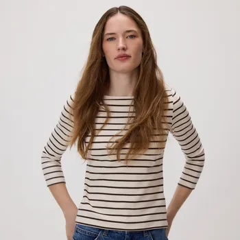 Dámské tričko Reserved - Bavlněné tričko s dlouhými rukávy - vícebarevná - 038HT-MLC - 038HT-MLC-L