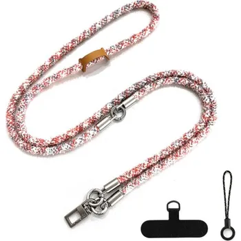 Pouzdro na mobilní telefon UNI ALIGATOR MACHRŠŇŮRA 3v1 pro mobilní telefon, červeno-bílá