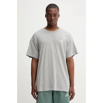Bavlněné tričko adidas Originals Essentials JY6270 šedá 90X, vel. M