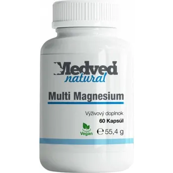 Medveď Medvěd natural Magnesium multi 60 kapslí