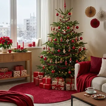 Koberec DOPRODEJ: 160x160 (průměr) kruh cm Vánoční kusový koberec Eton vínově červený kruh, 160x160 (průměr) kruh, červená, dětský pokoj, Vopi - 1 rok na vrácení + DOPRAVA ZDARMA k Vám i zpět