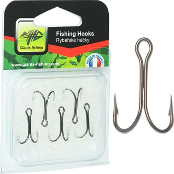 Rybářský háček Giants fishing Dvojháček X1 Strong 5ks