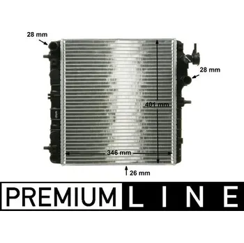 Chladič motoru Chladič, chlazení motoru MAHLE CR 1116 000P