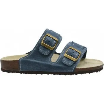 Dámské pantofle Protetika T16 velikost 39, modrá barva, ortopedické kožené pantofle